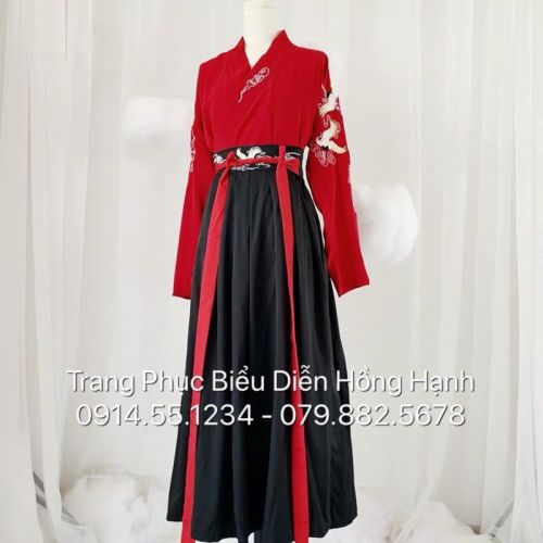 Thuê Trang Phục Cổ Trang Nam Đỏ Đen
