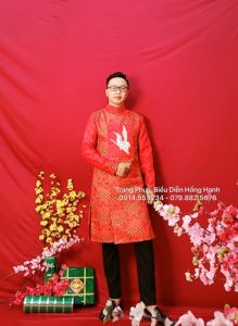 Thuê áo dài nam - ADN8