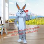 Mascot Thỏ xám - MTX ( mascot 3 )