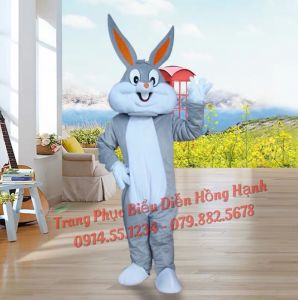 Mascot Thỏ xám - MTX ( mascot 3 )