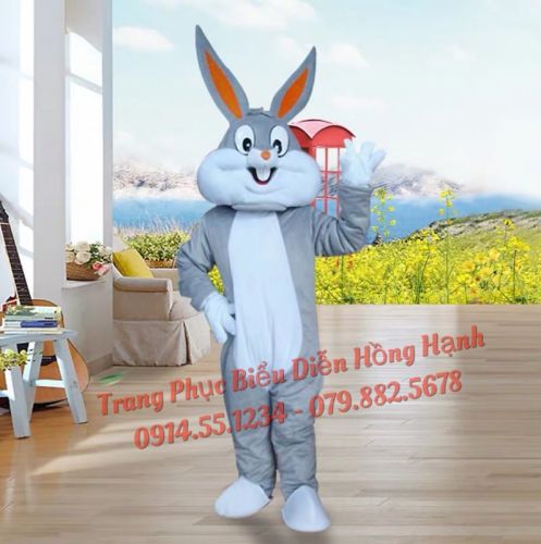 Mascot Thỏ xám - MTX