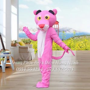 Mascot Báo Hồng ( mascot 4 )