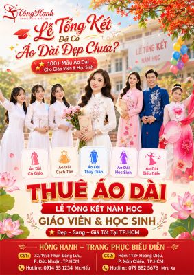 Thuê Áo Dài Lễ Tổng Kết Năm Học Mẫu Đẹp Cho Giáo Viên Và Học Sinh