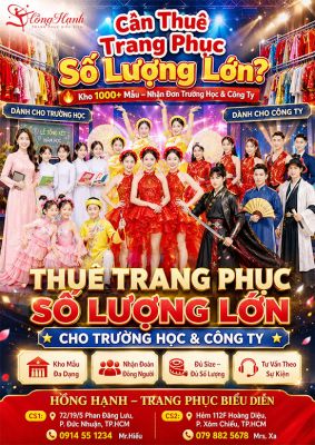 Kinh Nghiệm Thuê Trang Phục Biểu Diễn Số Lượng Lớn Cho Trường Học, Công Ty