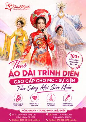Thuê Áo Dài Trình Diễn TPHCM Cao Cấp Cho MC, Sự Kiện, Sân Khấu