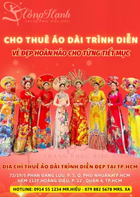 Dịch vụ cho thuê áo dài trình diễn - Vẻ đẹp hoàn hảo cho từng tiết mục