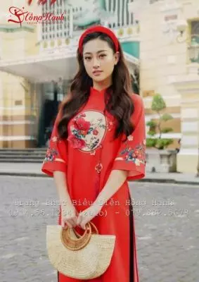 20 Mẫu Áo Dài Cổ Truyền Thống Tay Lỡ Đẹp Nhất 2024