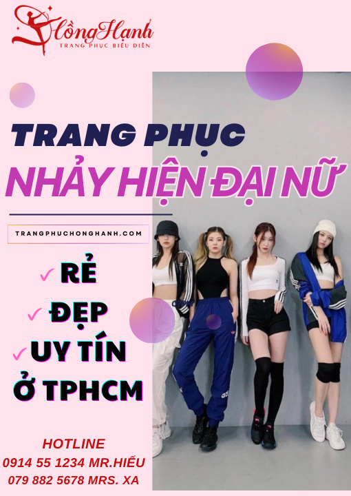 Địa Chỉ Cho Thuê Trang Phục Nhảy Hiện Đại Nữ Rẻ Đẹp ở TPHCM