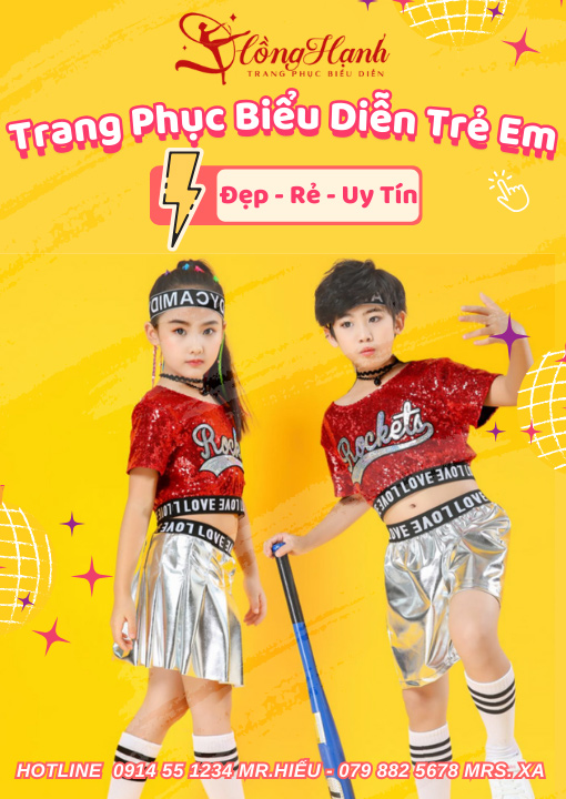 Địa Chỉ Cho Thuê Trang Phục Biểu Diễn Trẻ Em Rẻ - Đẹp - Uy Tín HCM