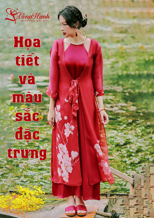 Các họa tiết và màu sắc đặc trưng của Áo tứ thân truyền thống