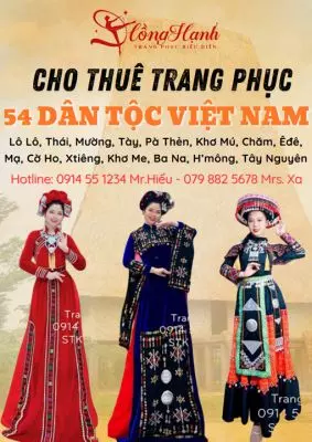 Địa chỉ Cho Thuê Trang Phục 54 Dân Tộc Đẹp Nhất TP.HCM