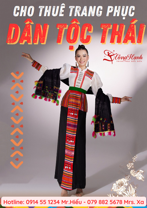 Cho thuê Trang Phục Dân Tộc Thái Rẻ Đẹp ở TP.HCM