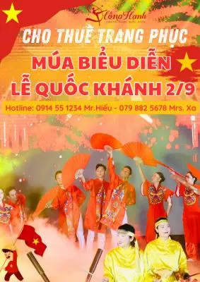 Thuê Trang Phục Múa Biểu Diễn Cho Lễ Quốc Khánh 2/9