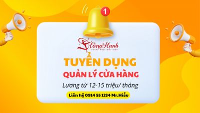 Tuyển Dụng Quản Lý Cửa Hàng