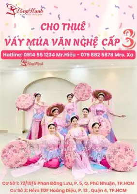 Cho Thuê Váy Múa Văn Nghệ Cấp 3 Đẹp - Rẻ Tại TP. HCM